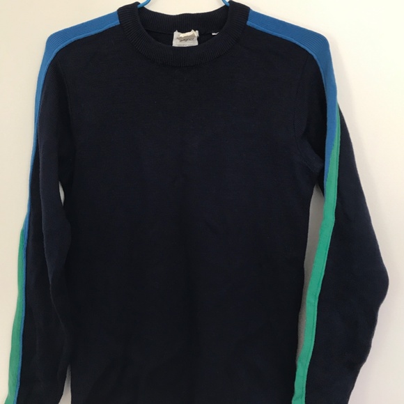 BOGNER NAVY ALPINE WOOL CREWNECK SKI SWEATER Size Small - Picture 8 of 16